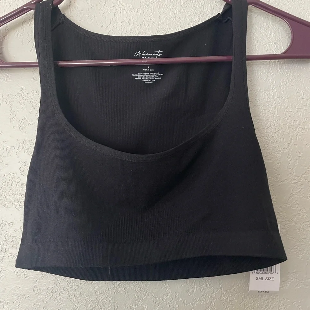 NWT LA hearts by pacsun black bra